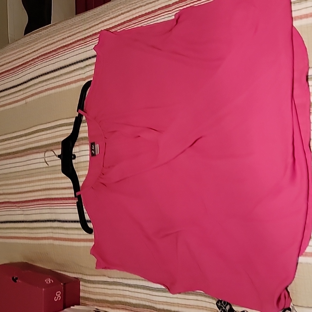 DOTS PINK DRESS BLOUSE